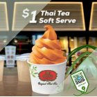 ChaTruMue - $1 Thai Tea Soft Serve - sgCheapo
