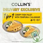 Collin's Grille - 1 for 1 Crispy Fish Fillet w Tempura Calamari - sgCheapo