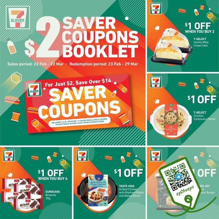 7-Eleven - $2 Saver Coupons Booklet - sgCheapo