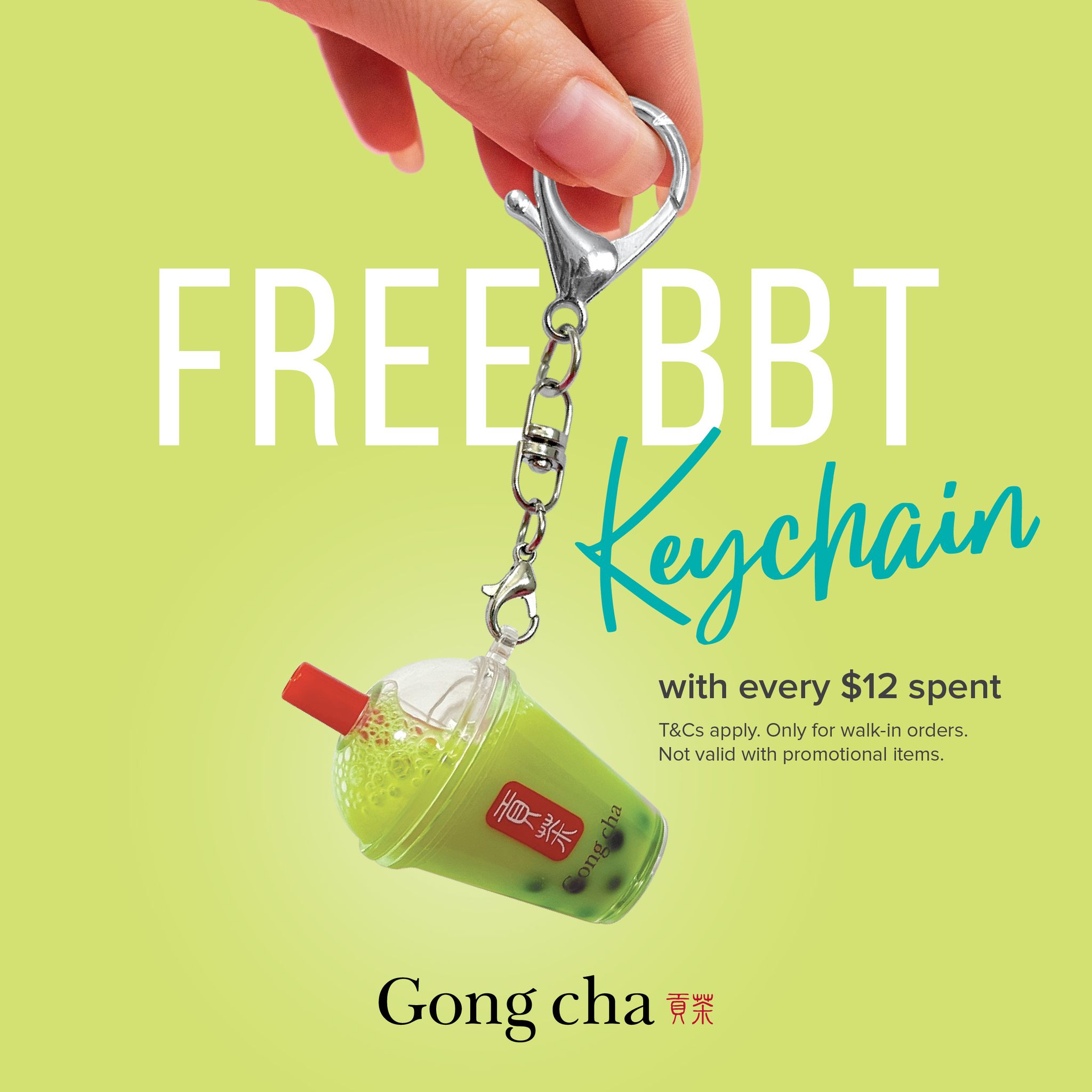 Gong Cha Giving Away Exclusive Bubble Tea Keychain From Now Onwards