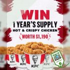 KFC - FREE 1 YEAR OF KFC - sgCheapo