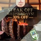 Lawry's The Prime Rib - 30% OFF ALL STEAKS - sgCheapo