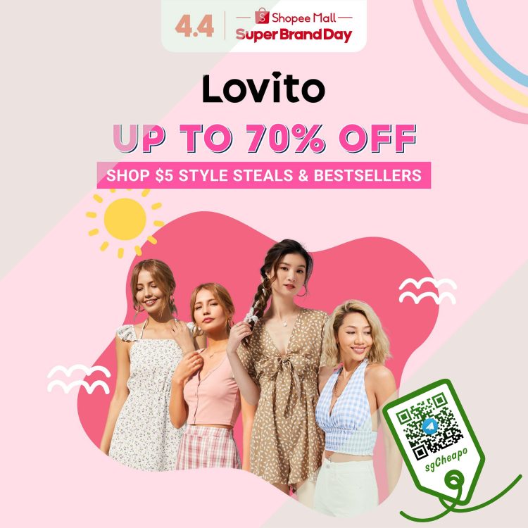 Lovito - UP TO 70% OFF LOVITO - sgCheapo