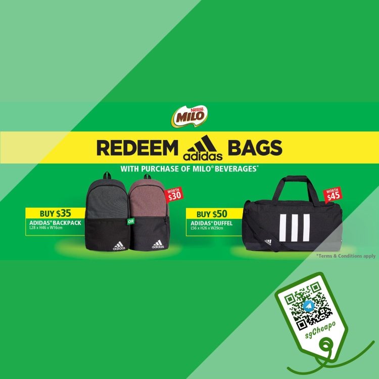 MILO - FREE Adidas Bags - sgCheapo