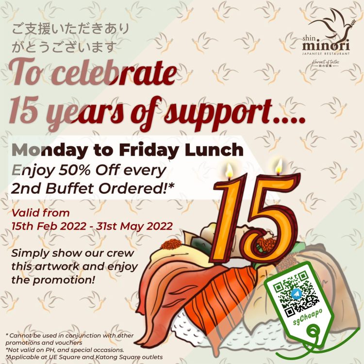 Shin Minori - 50% OFF Buffet - sgCheapo