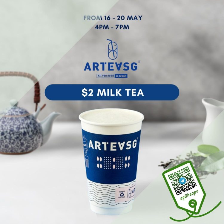 Artea - $2 Milk Tea - sgCheapo