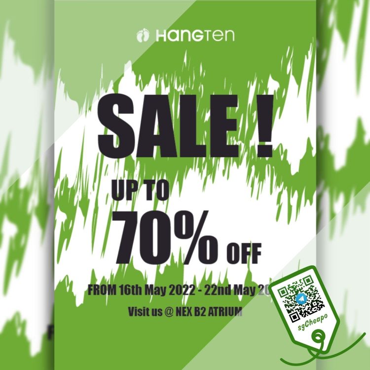 Hang Ten - UP TO 70% OFF Hang Ten - sgCheapo