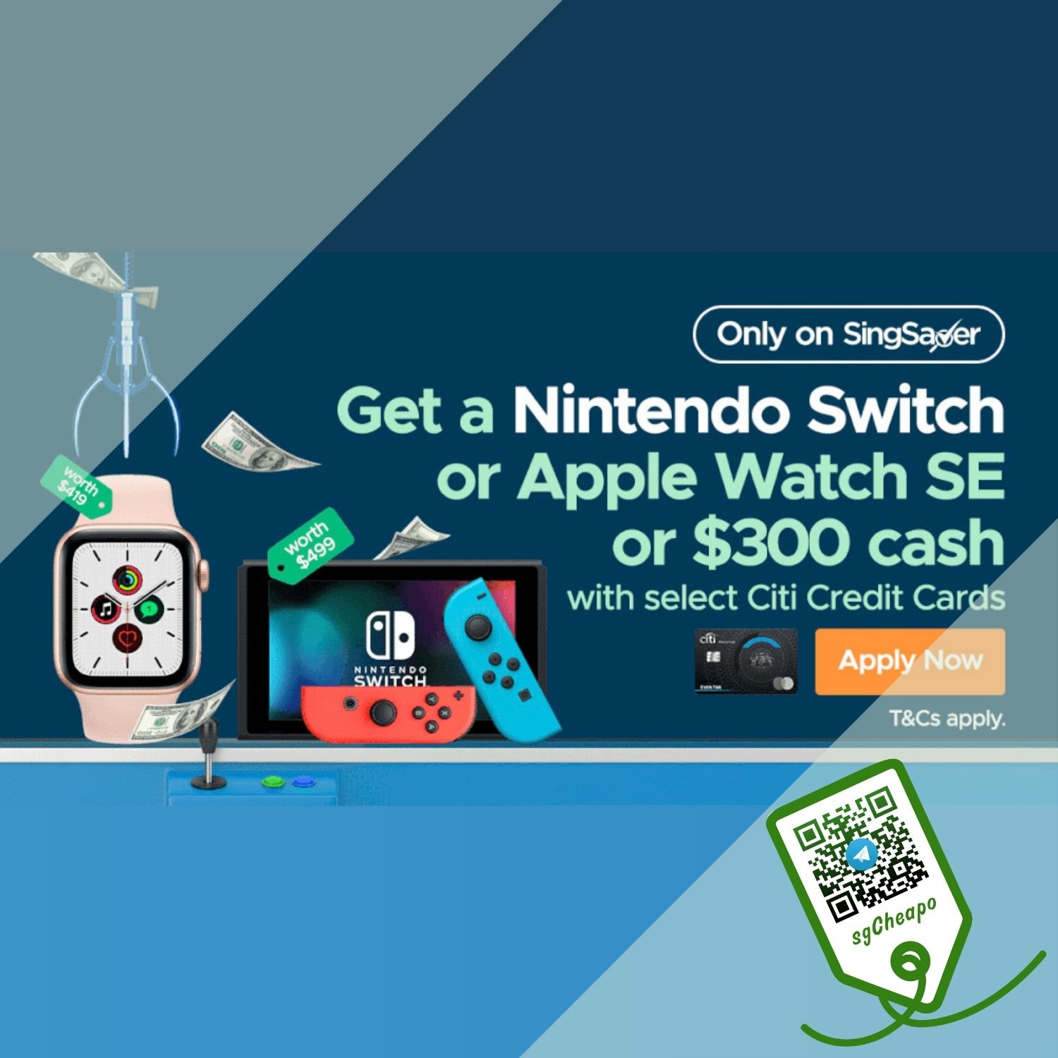 FREE Nintendo Switch OLED - Singapore Promo