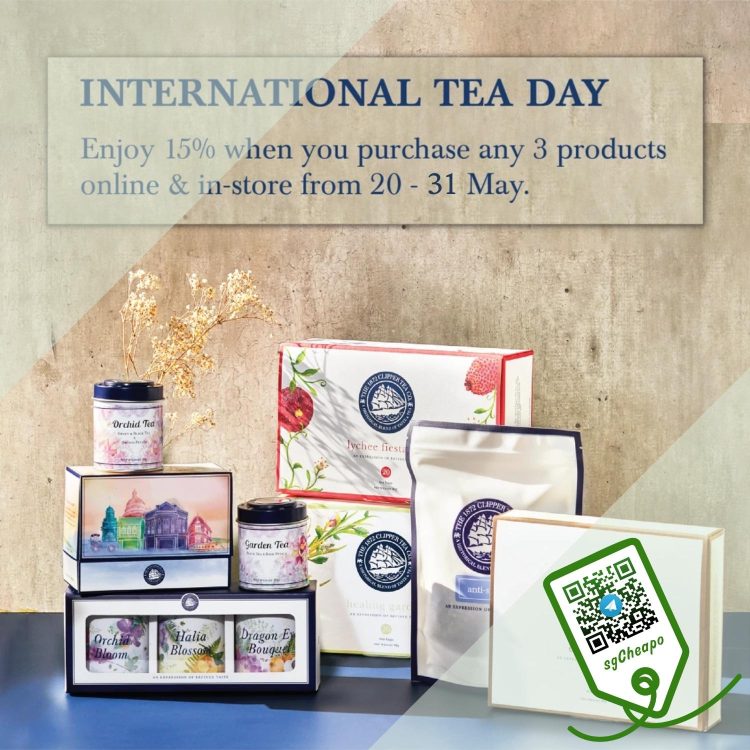 The 1872 Clipper Tea Co. - 15% OFF Premium Tea - sgCheapo