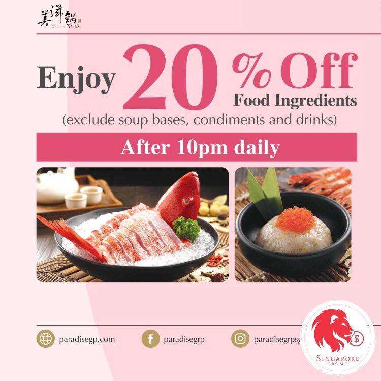 Beauty in the Pot - 20% OFF Late Night Ingredients - Singapore Promo
