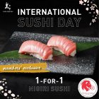 Chura Sushi Bar - 1-FOR-1 Nigiri Sushi - sgPromo