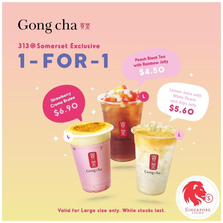 Gong Cha - 1-FOR-1 Large Cups