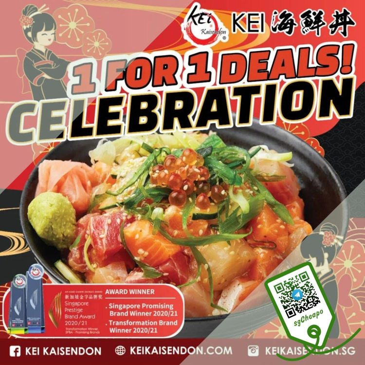 Kei Kaisendon - 1 FOR 1 Kaisendon - sgCheapo