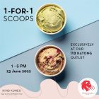 Kind Kones - 1-FOR-1 All Scoops - Singapore Promo