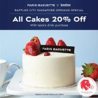 Paris Baguette - 20% OFF All Cakes - sgCheapo