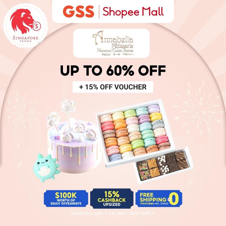 Shopee - UP TO 50% OFF Macarons, Cakes & Pasteries