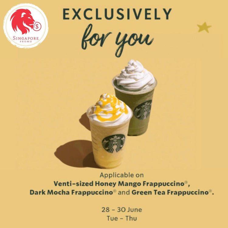 Starbucks - 1-FOR-1 Frappuccino - sgCheapo