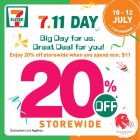 7-Eleven - 20% OFF Storewide