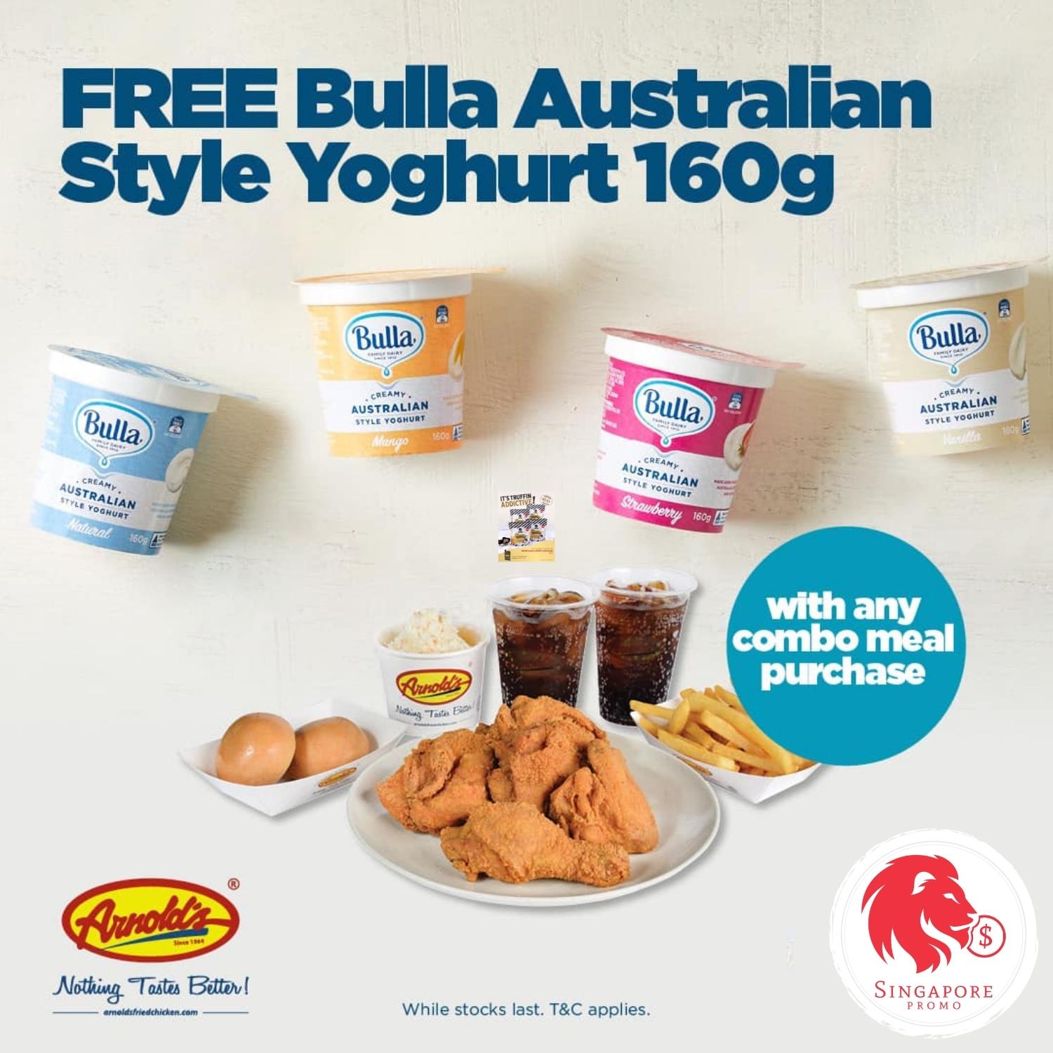 FREE Bulla Yoghurt Cup Singapore Promo