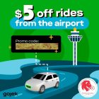 Gojek - $5 OFF Airport Rides