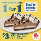Long John Silver's - 1-FOR-1 Hershey's Chocolate Creme