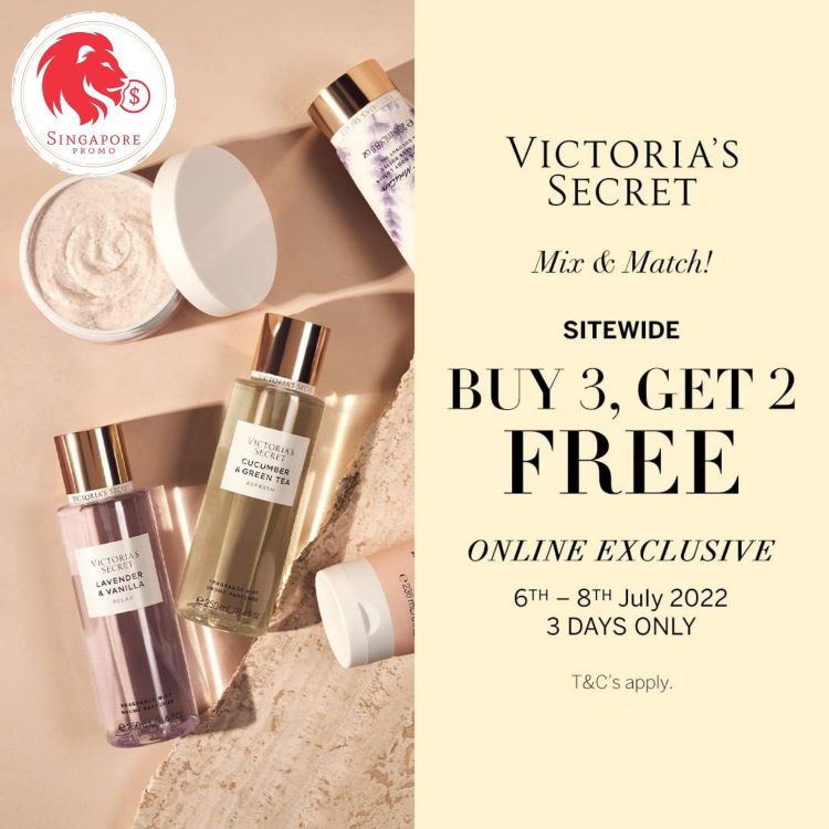 Victoria's Secret - Buy 3 Get 2 FREE Mix & Match