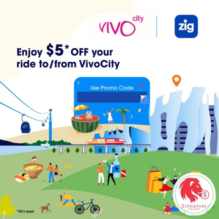 ComfortDelGro - $5 OFF Rides to_from VivoCity