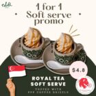 Edith Patisserie Cake Bar - 1 for 1 Royal Tea Soft Serve