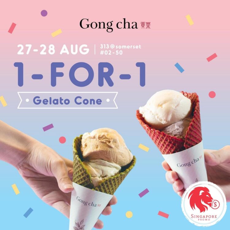 Gong Cha - 1-FOR-1 Gelato Cone