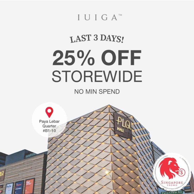 IUIGA - 25% OFF Storewide