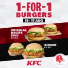 KFC - 1-FOR-1 Burgers