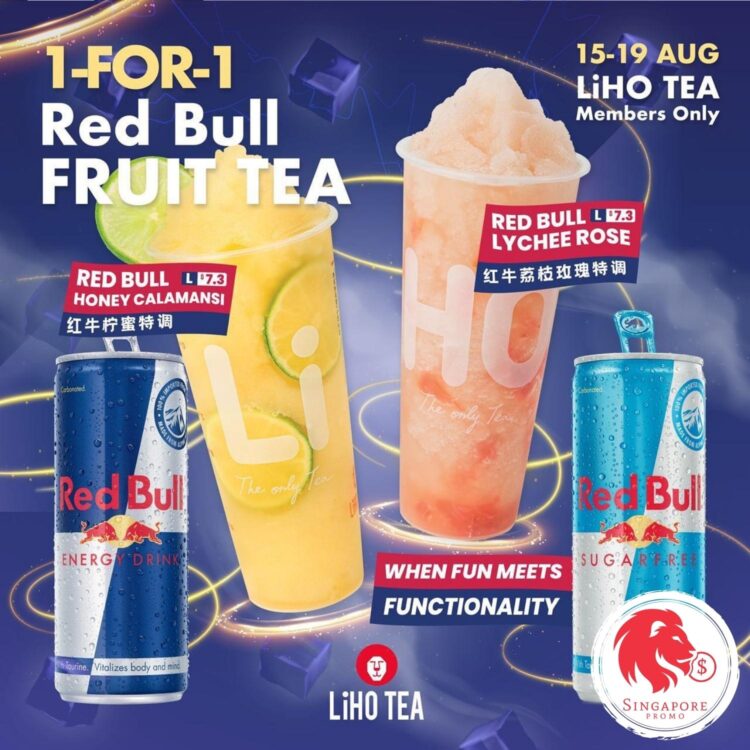 LiHO - 1 FOR 1 Red Bull Fruit Tea