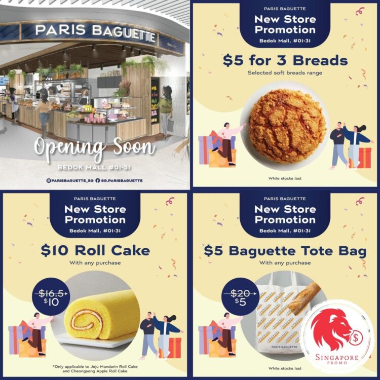 Paris Baguette - $5 for 3 Breads