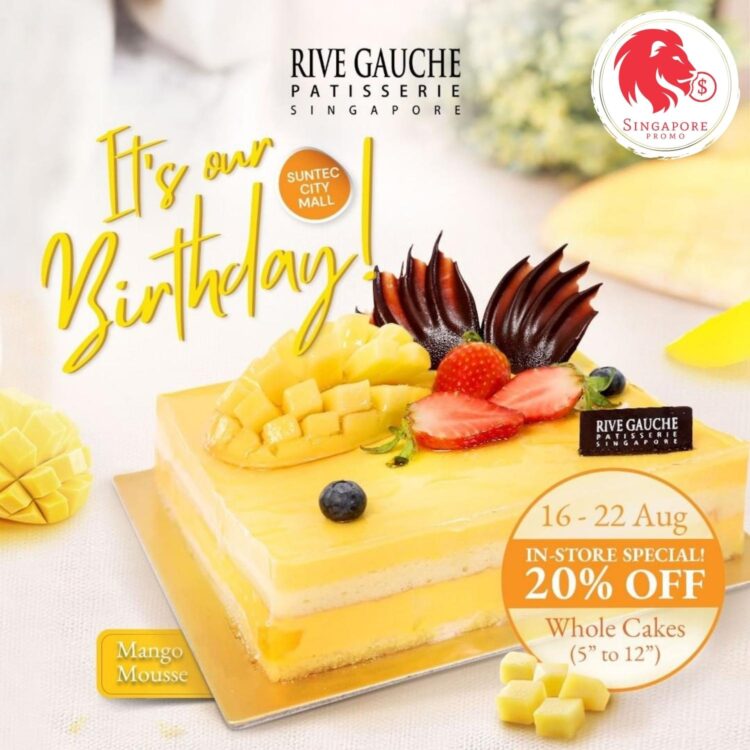 Rive Gauche - 20% OFF Whole Cakes