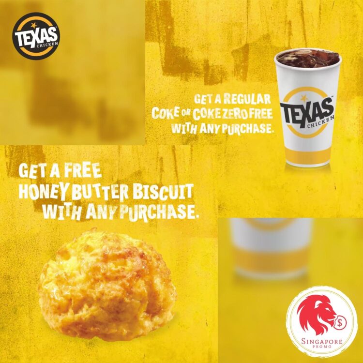 Texas Chicken - FREE Honey Butter Biscuit _ Coke