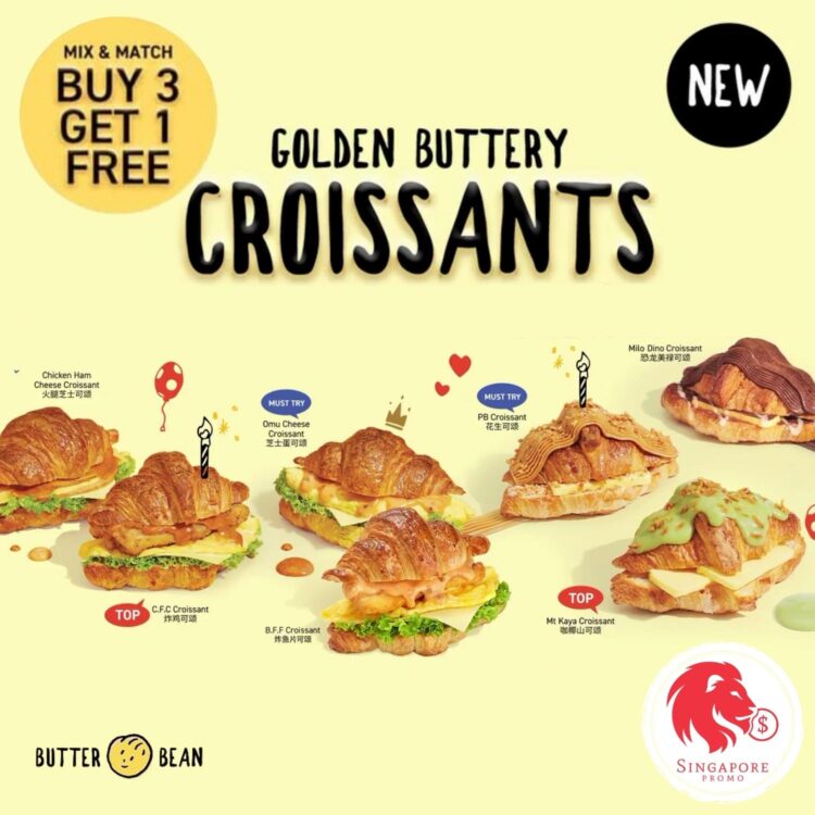 Butter Bean - Buy 3 Get 1 Free Croissant