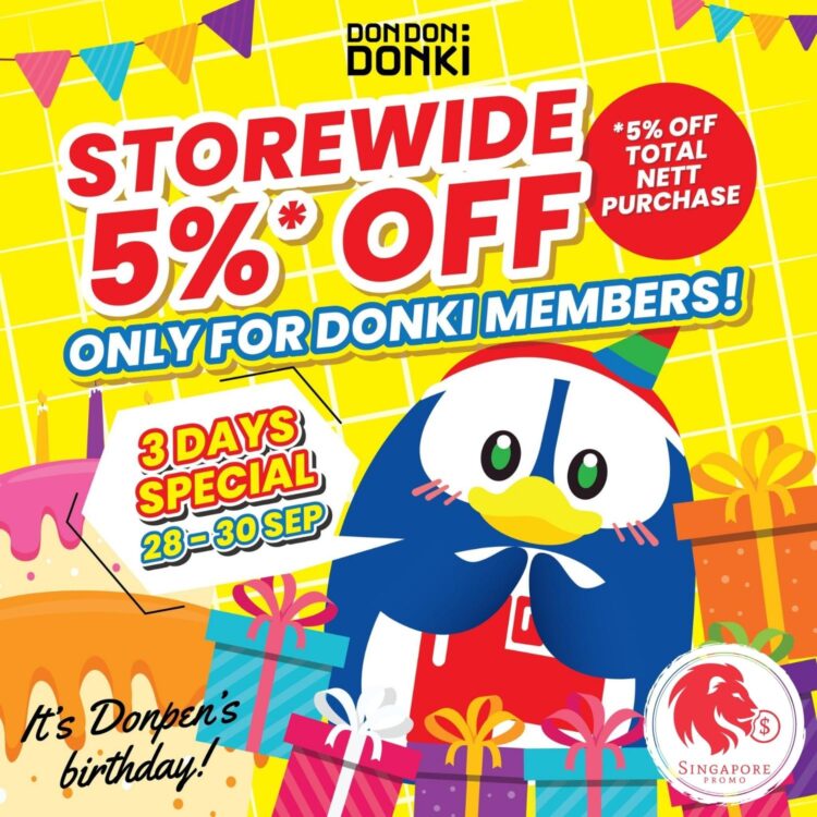 Don Don Donki - 5% OFF Storewide