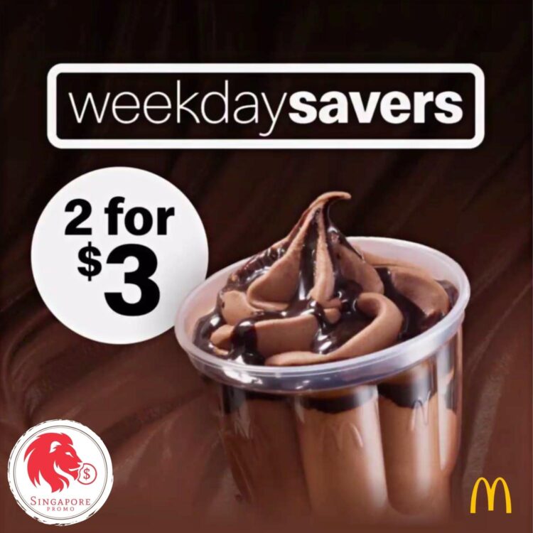 McDonald's - 2 FOR $3 Hershey's Sundae