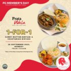 Prata Wala - 1-FOR-1 Curry Mutton _ Vegetarian Biryani