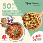 Rocky Master - 50% OFF 2nd Pizza _ Pasta