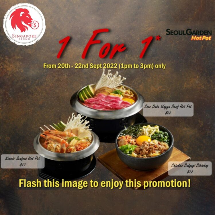 Seoul Garden Hot Pot - 1-FOR-1 Selected Hotpot & Bibimbap