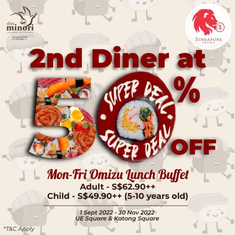 Shin Minori - 50% OFF 2nd Diner