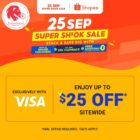Shopee - UP TO $25 OFF Shopee