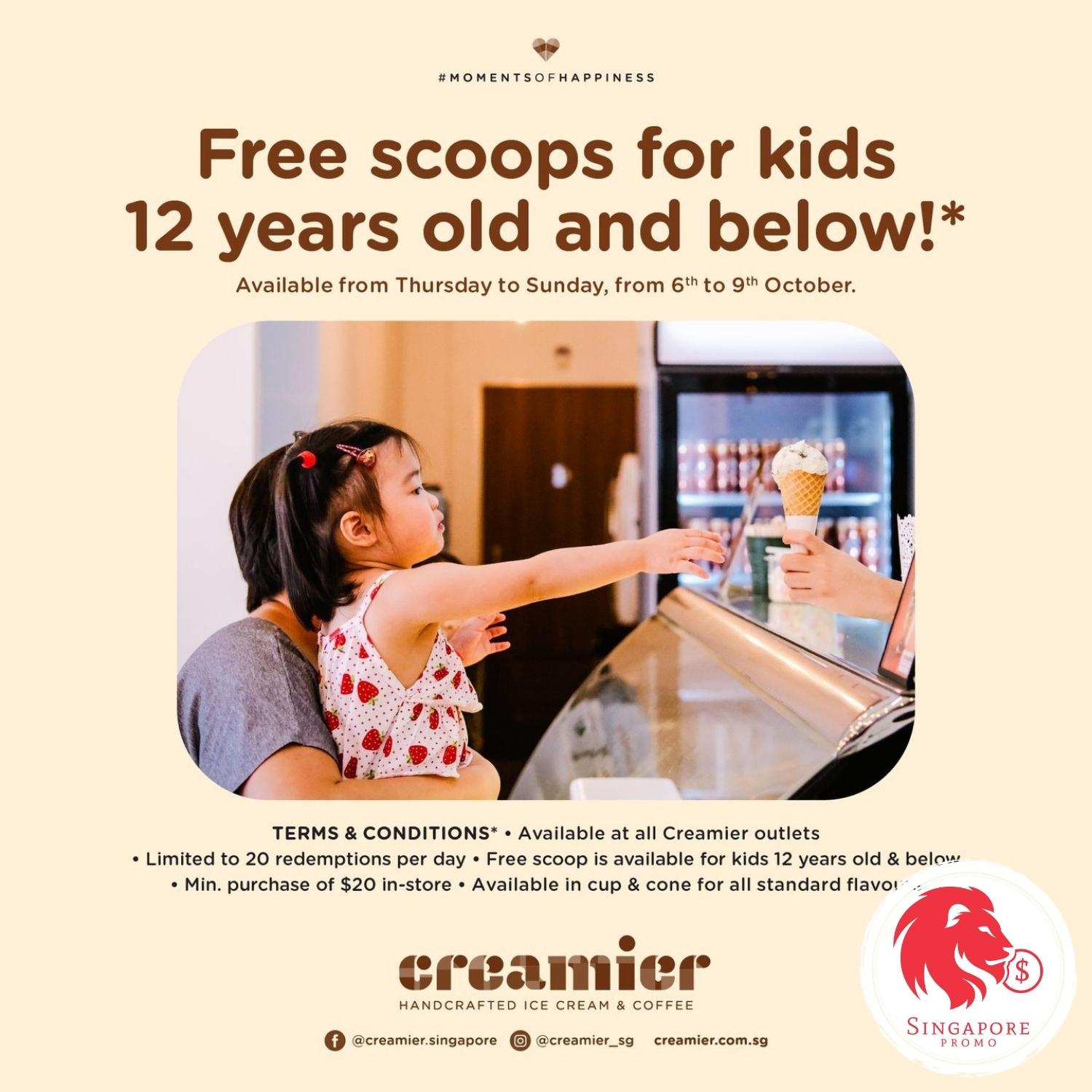 FREE Scoop Singapore Promo