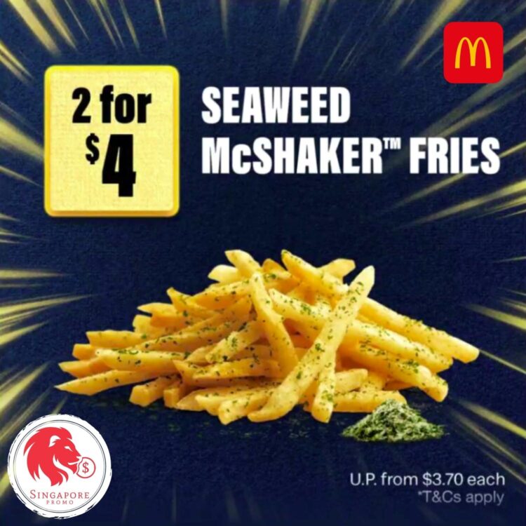 McDonald's - 2 FOR $4 Seaweed Shaker Fries