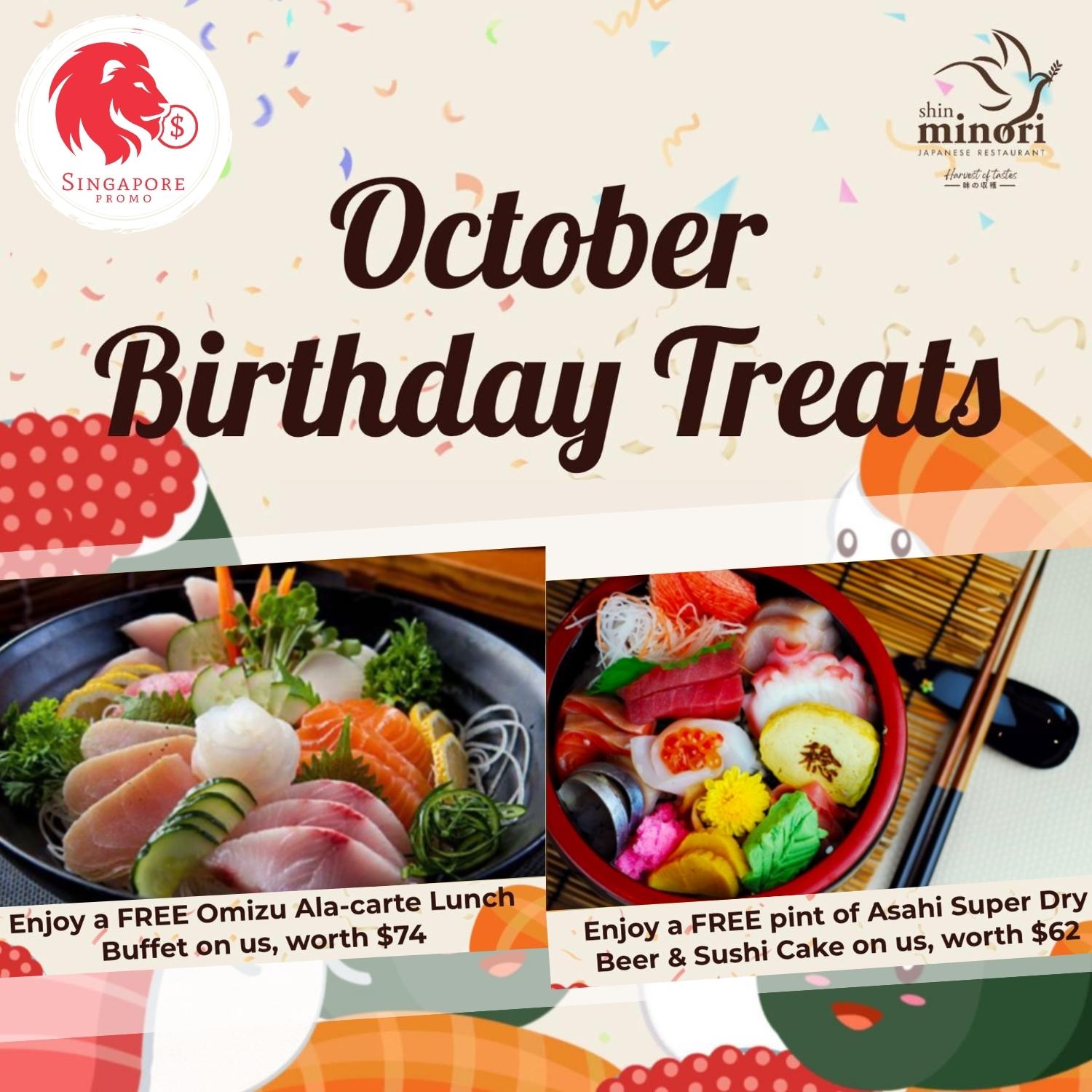 FREE Omizu Alacarte Lunch Buffet Singapore Promo
