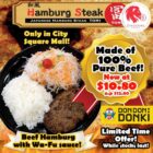 Don Don Donki - $2 OFF Beef Hamburg w_ Wa-Fu Sauce