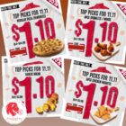 Pizza Hut - $1.10 Selected Items