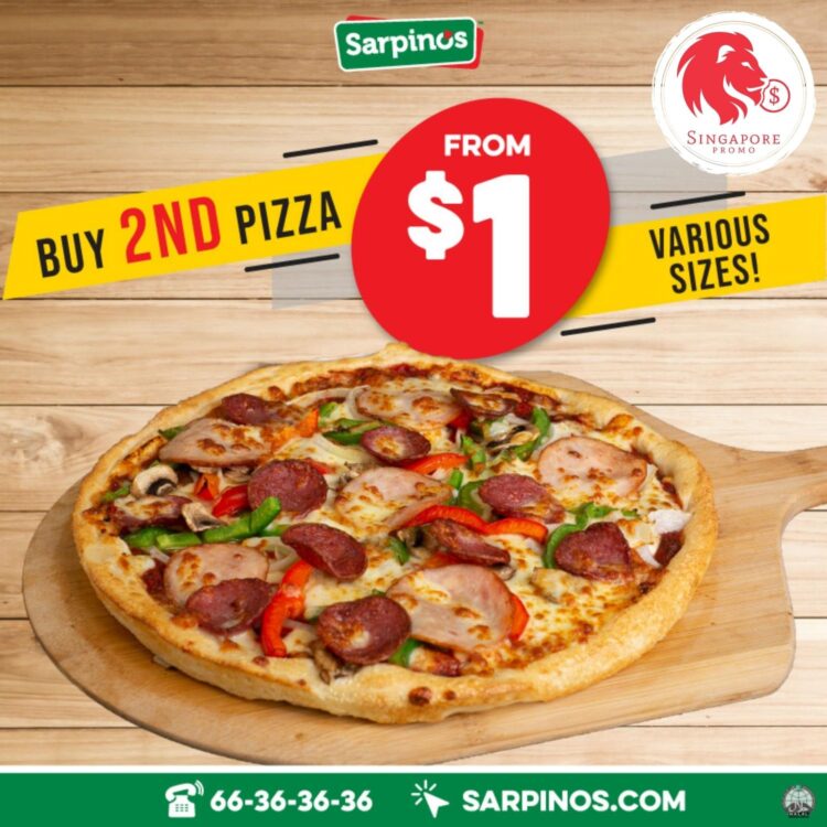 Sarpino's - $1 Second Pizza