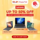 Shopee - UP TO 50% OFF Lenovo